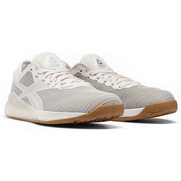 Reebok Mens Nano 9 Cross Trainer - Glass Pink/Cold Grey 2/White - 5